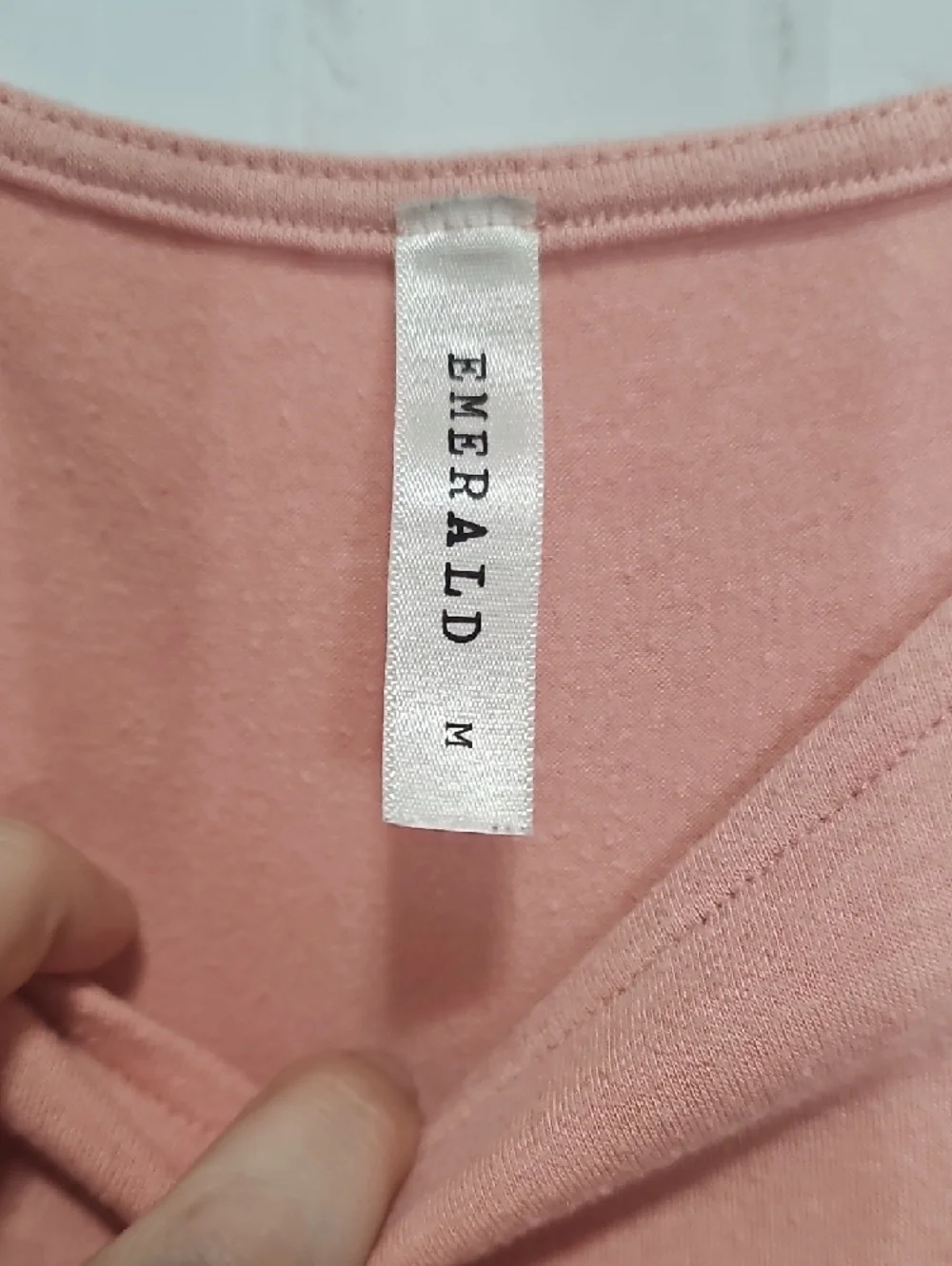 Emerald Pink and Blue Floral Tiered Short Sleeve Tunic - Picture 2 of 3